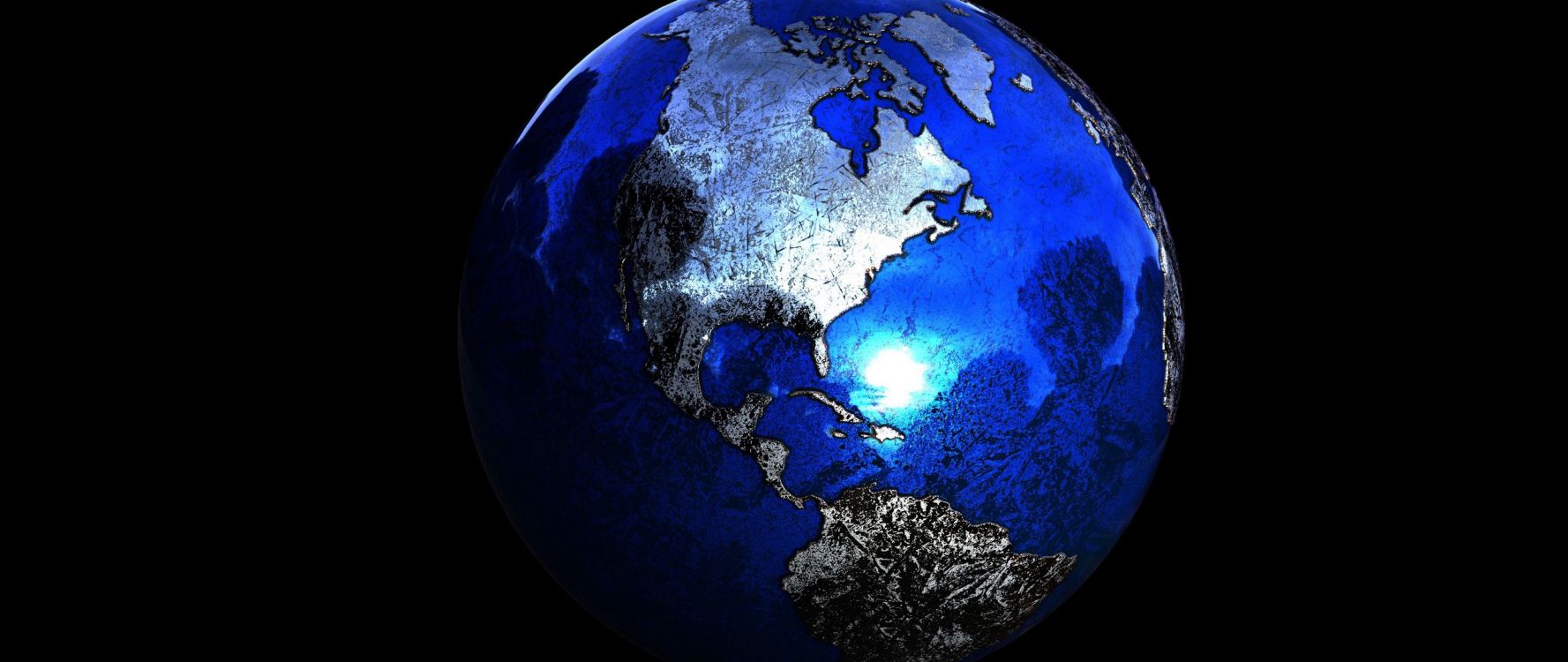 Обои шар, география, карта, мир, астрономический объект в разрешении 2560x1080