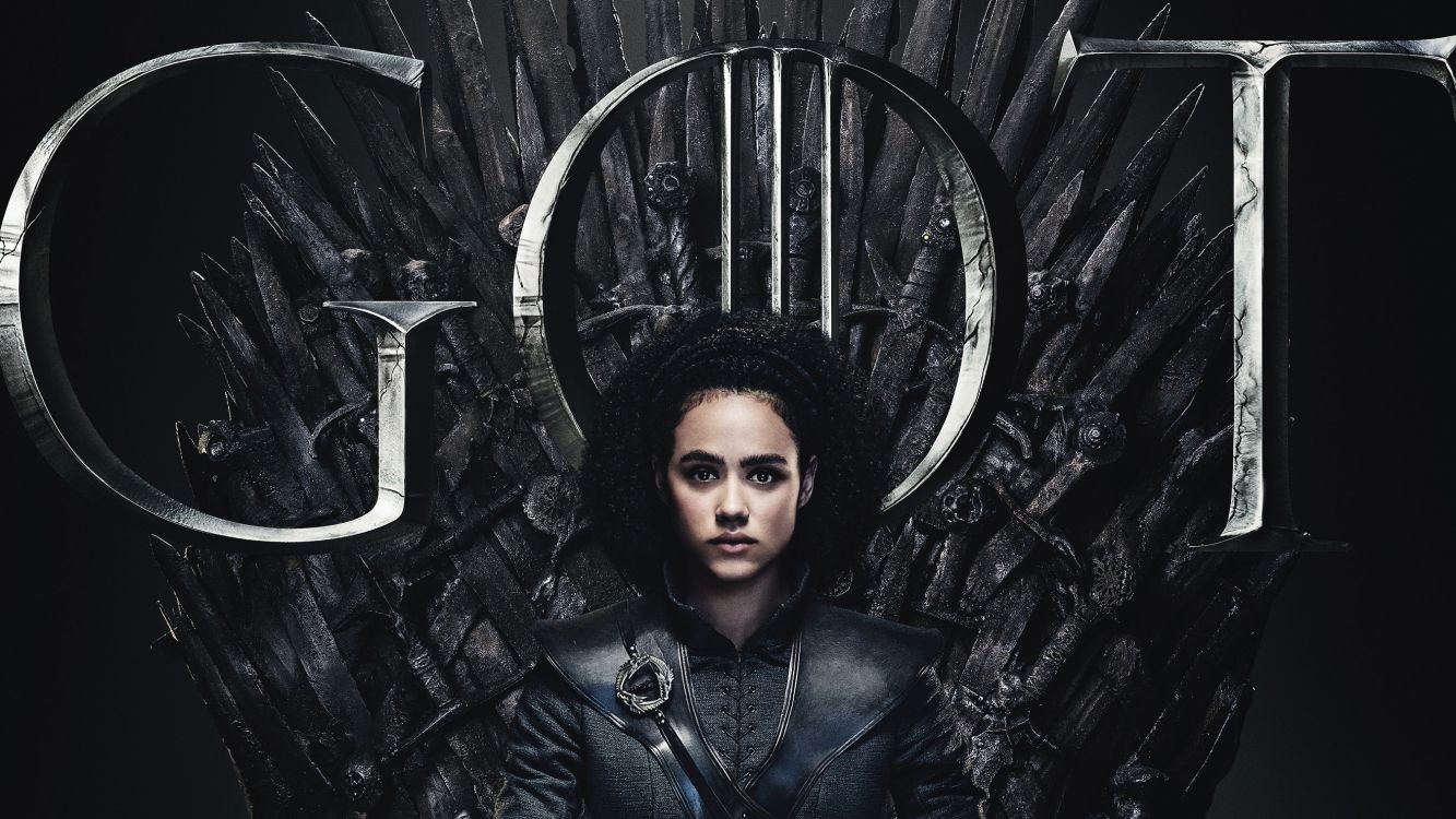 Обои Игра престолов, Миссандея, Игра Престолов - 8 сезон, черный, фэшн в разрешении 2700x1519