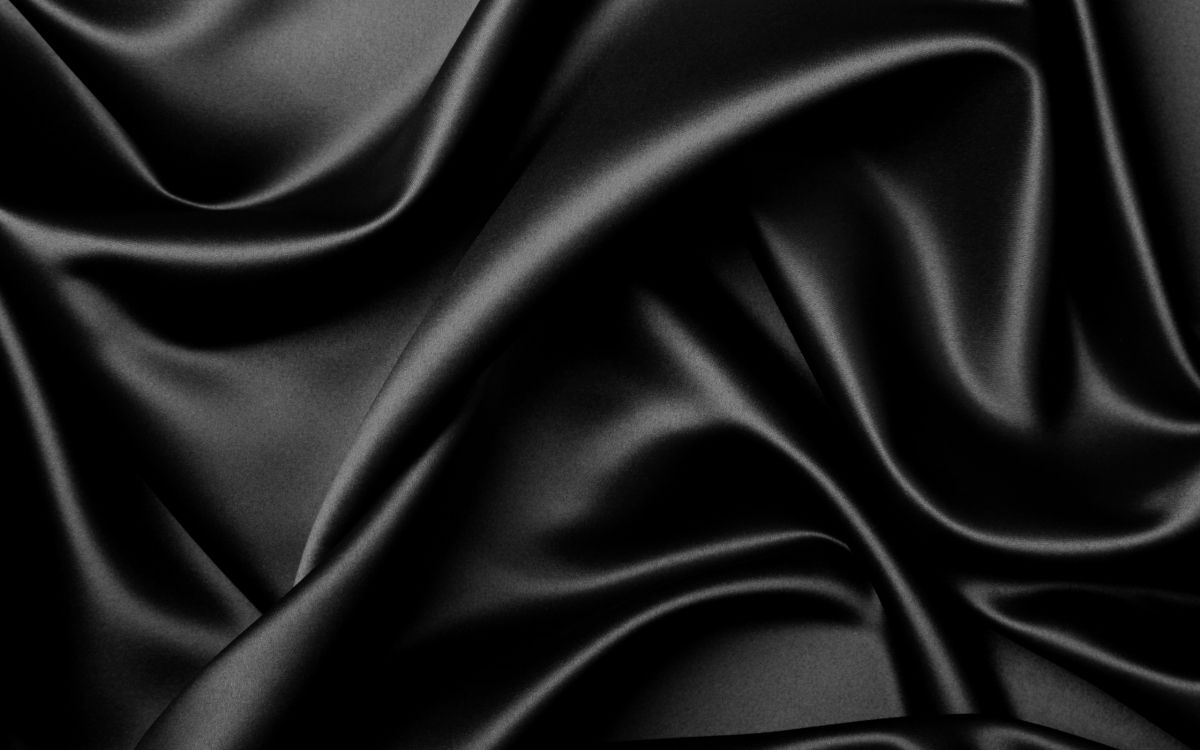 Обои черный, атласный, шелк, ткань, монохромный в разрешении 2560x1600