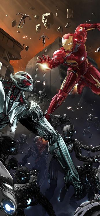 Обои супергерой, аксессуары для мотоциклов, мультфильм, арт, постер в разрешении 1080x2340