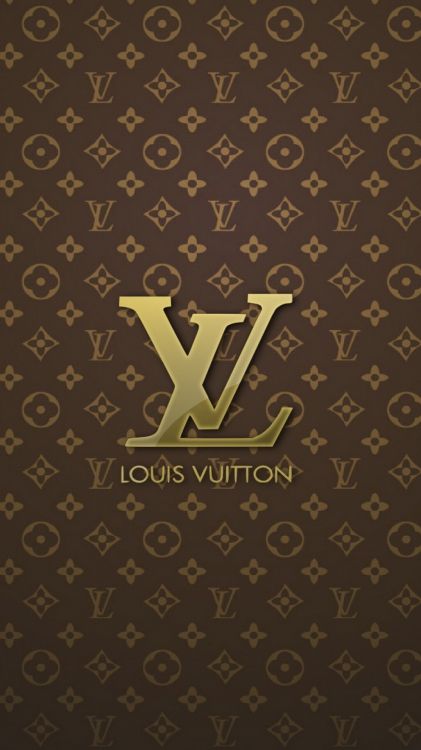 Обои Louis Vuitton, текст, лого, узор, графика в разрешении 1080x1920