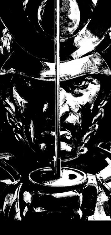 Обои призрак цусима черный, призрак цусимы, искусство призрака цусима, концепт арт, Джин Сакаи в разрешении 1205x2540