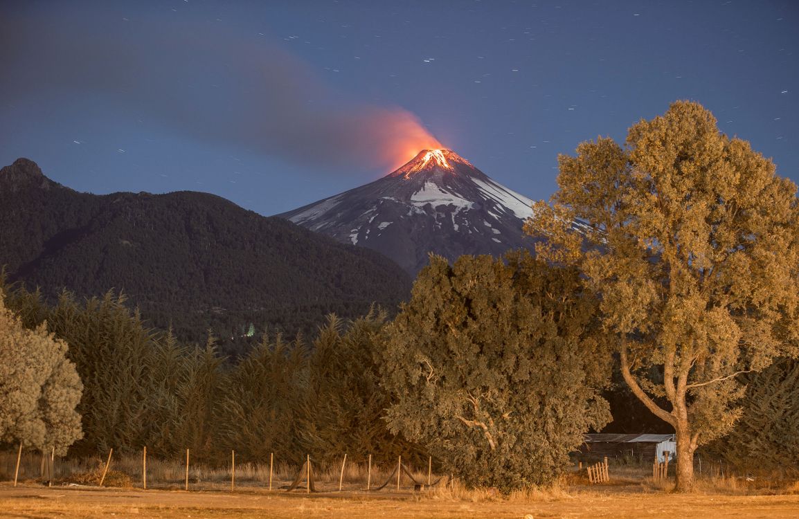 Обои Вильяррика, Pucn, вулкан, Coaripe, Курареуэ в разрешении 2802x1820