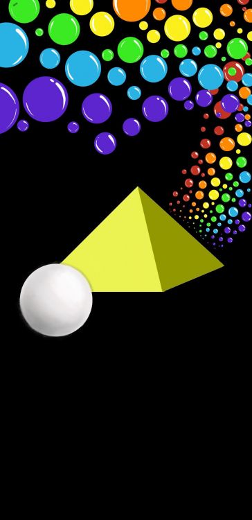 Обои свет, графический дизайн, треугольник, круг, узор в разрешении 1080x2220