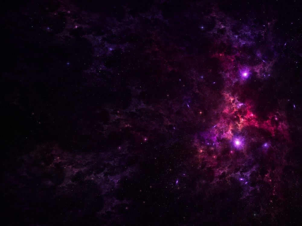 Обои Галактика, пурпур, астрономический объект, космическое пространство, атмосфера в разрешении 2560x1920