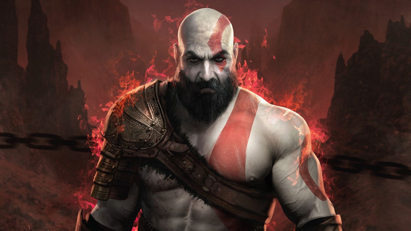 Обои god of war, кратос, god of war 3, god of war ascension, человек в разрешении 1920x1081