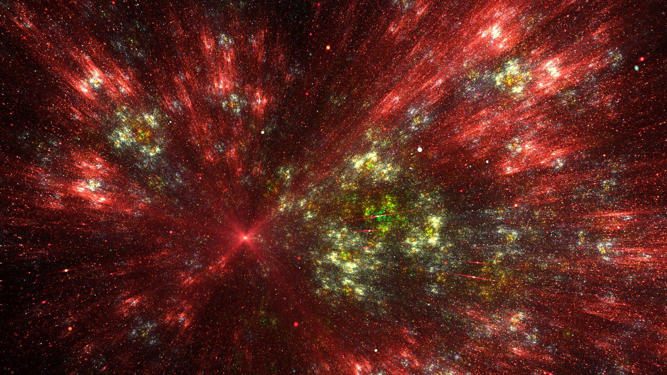 Обои красный цвет, туманность, астрономический объект, небесное явление, космическое пространство в разрешении 3840x2160
