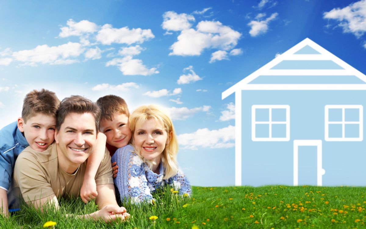 Обои недвижимость, люди, забава, луг, весна в разрешении 1920x1200