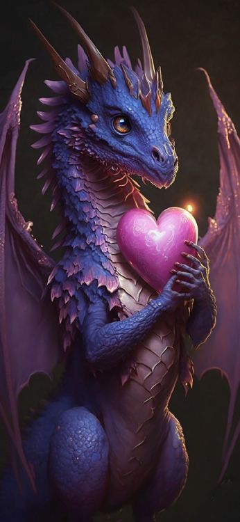 Обои дракон, свет, пурпур, вымирание, арт в разрешении 1080x2340