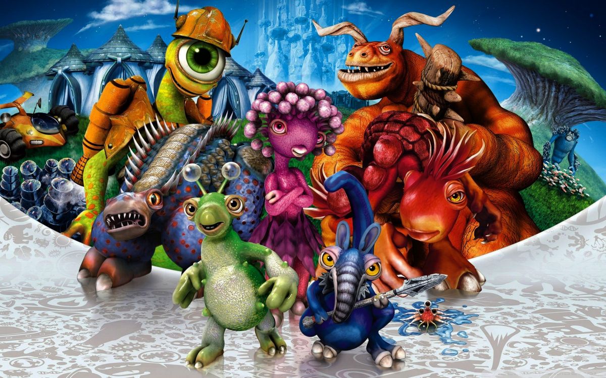 Обои иллюстрация, фикция, природа, фигурка, зверята в разрешении 1920x1200