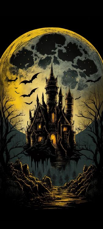 Обои темнота, мир, свет, природа, арт в разрешении 1080x2400