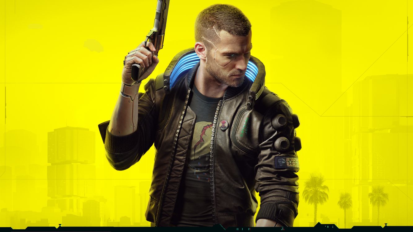 Обои Киберпанк 2077, cd projekt, открытый мир, xbox one, желтый ...