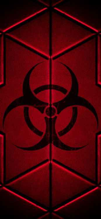 Обои свет, крест, красный цвет, символ, лого в разрешении 1080x2340