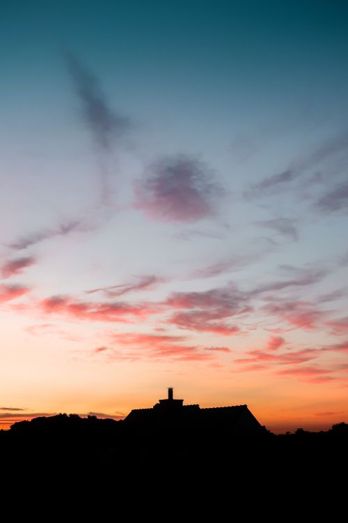 Обои рассвет, закат, послесвечение, облако, горизонт в разрешении 3553x5329