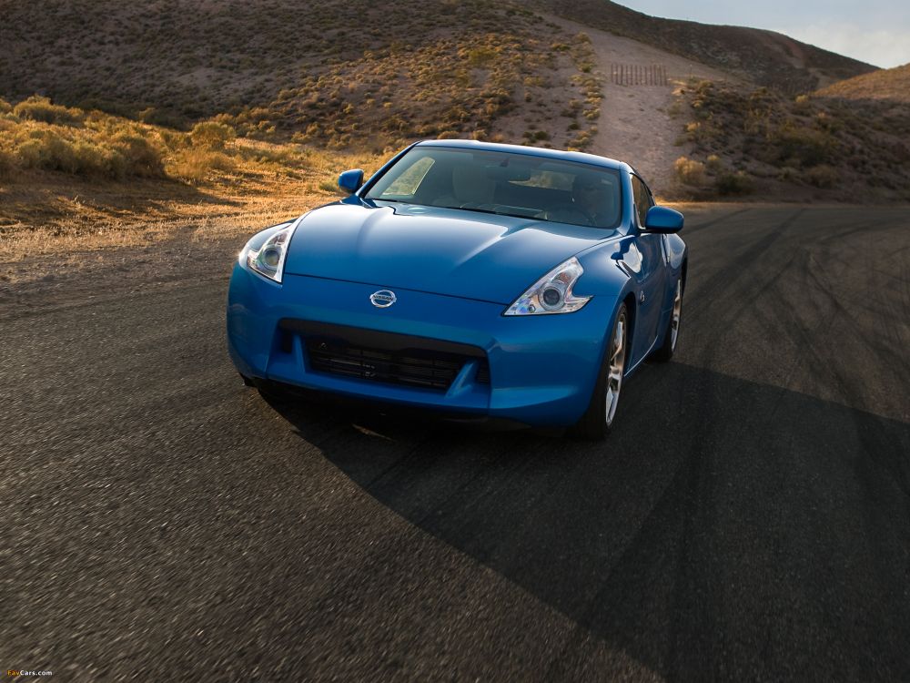 Обои Ниссан 370z вышли синий, Ниссан, авто, 2012 Ниссан 370z вышли, спорткар в разрешении 2048x1536