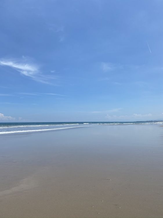 Обои мадфлэт, берег, прилив, жидкость, синий в разрешении 1536x2048