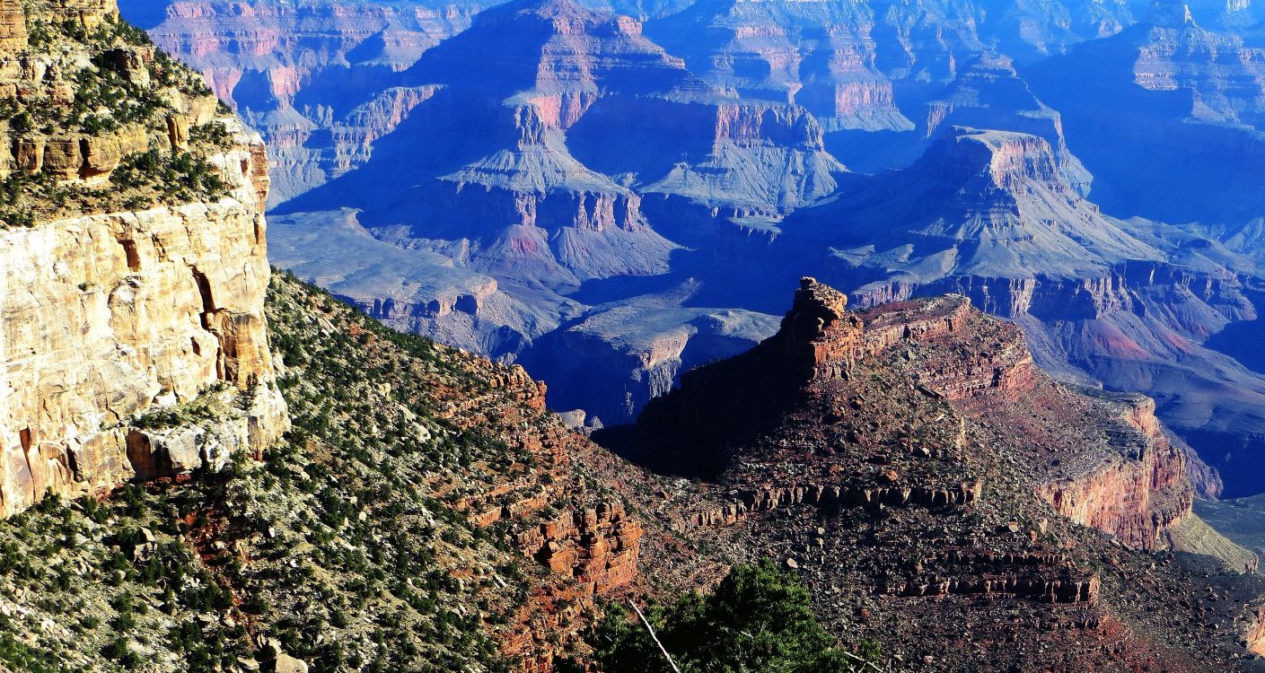 Обои национальный парк Гранд каньон, Гранд Каньон Виллидж, каньон, национальный парк, каньон антилопы в разрешении 3751x1996