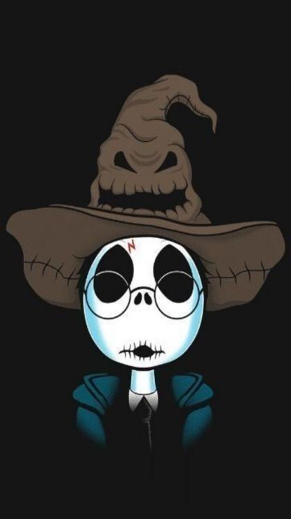 Обои Гарри Поттер, кошмар перед Рождеством, Джек скеллингтон, Рождественский день, Redbubble в разрешении 720x1280