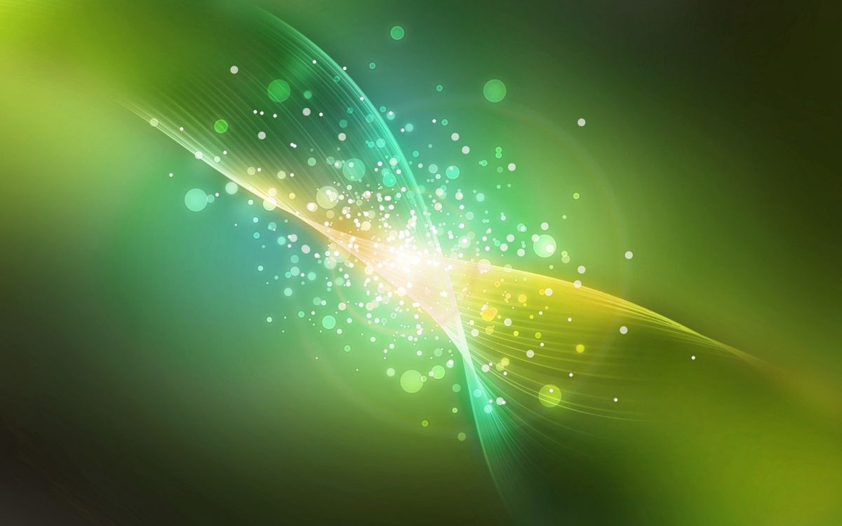 Обои зеленый, свет, космос, макросъемка, небо в разрешении 1920x1200