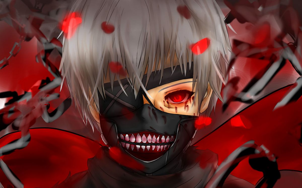 Обои Кен kaneki, Токио вурдалак, Манга, аниме, зонты аниме в разрешении 2560x1600
