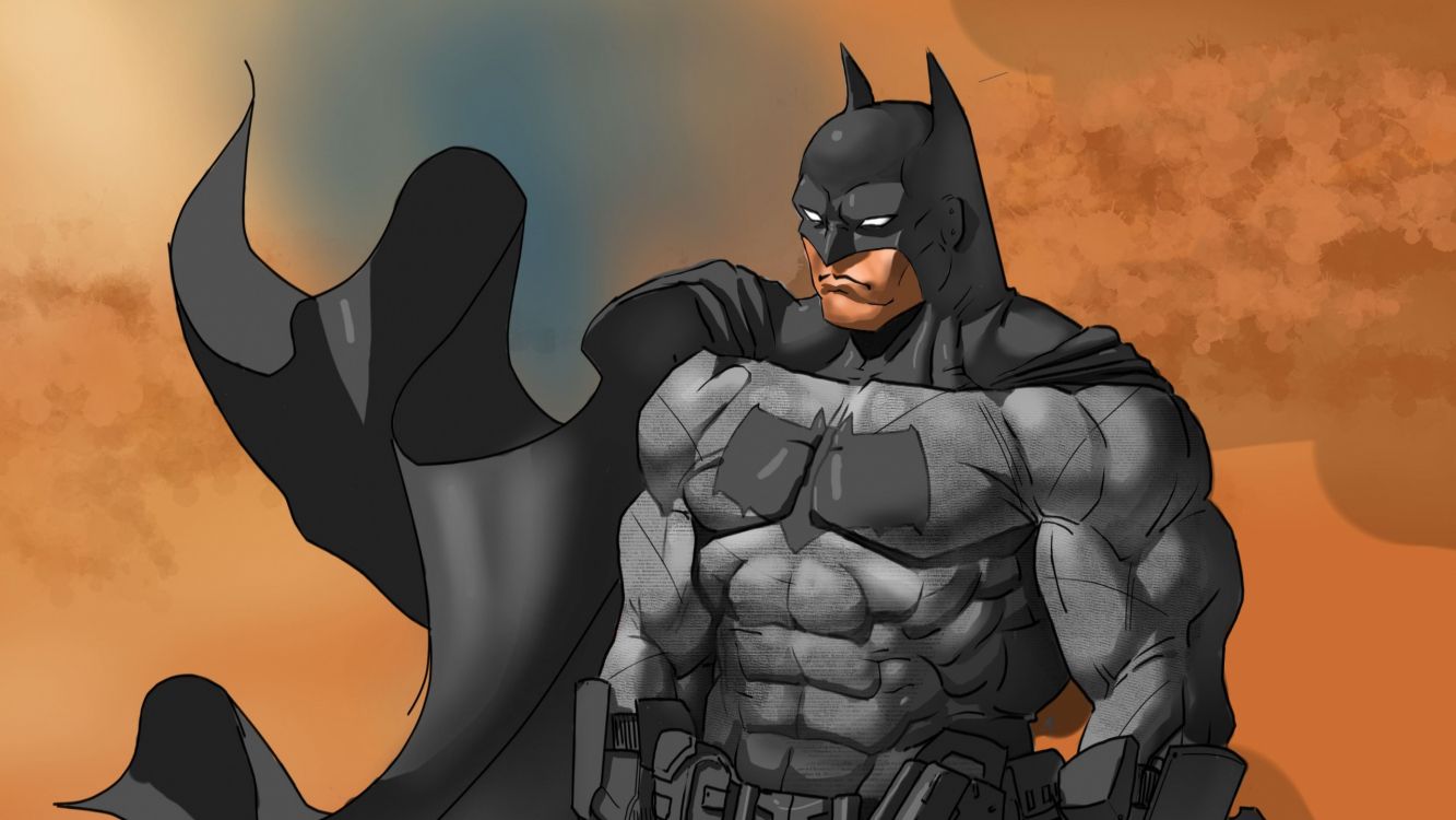 Обои супергерой, Бэтмен, суперзлодей, Лига справедливости, фикция в разрешении 2560x1440