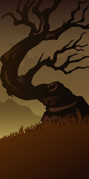 Обои Хэллоуин карты, поздравительная открытка, иллюстрация, жест, арт в разрешении 1080x2160