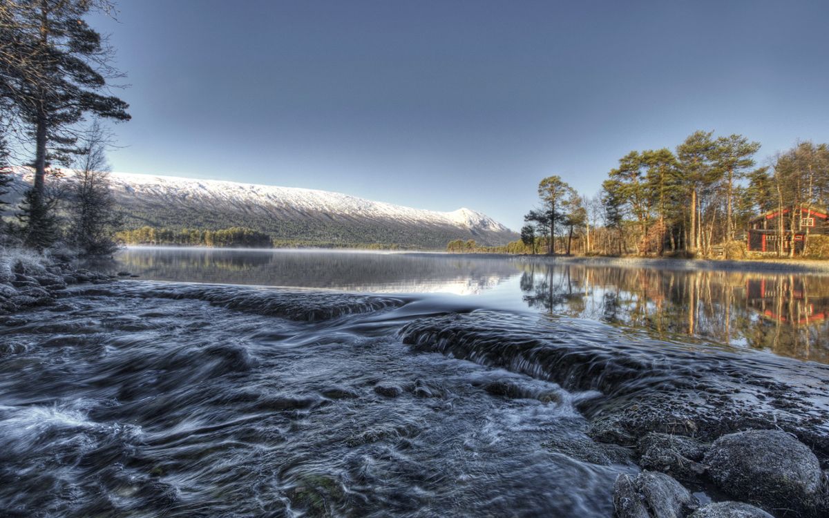 Обои пейзажная живопись, БИБЛИОТЕКА, водоем, природа, вода в разрешении 2560x1600