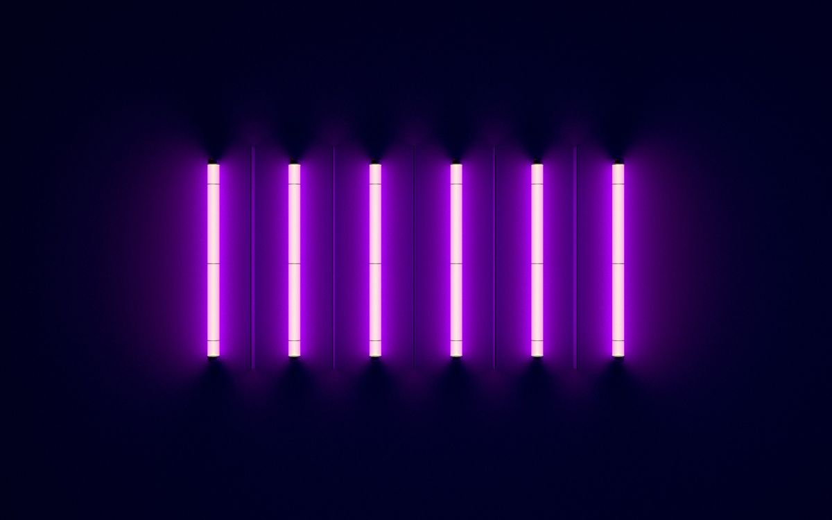 Обои свет, неон, Фиолетовый, пурпур, синий в разрешении 2880x1800