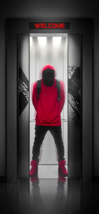 Обои стояние, ютуб, верхняя одежда, нога, фэшн в разрешении 1080x2340