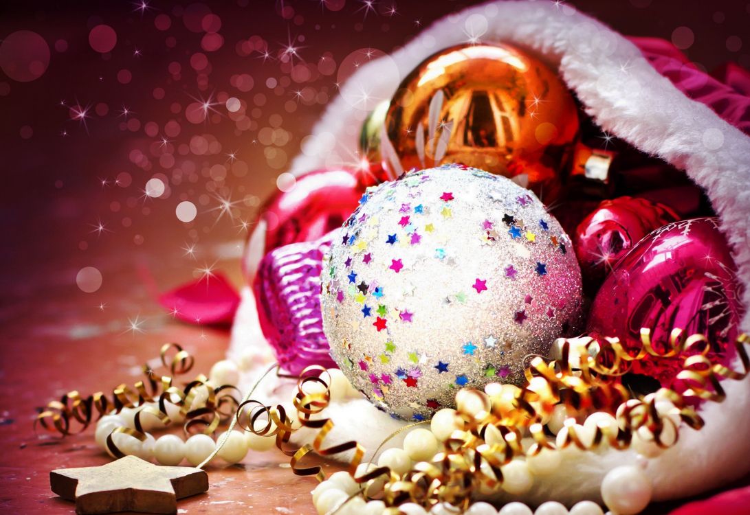 Обои Новый год, Рождественский день, рождественский орнамент, Рождественские украшения, пурпурный цвет в разрешении 3000x2061