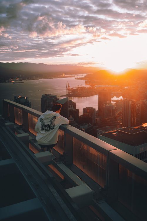 Обои закат, горизонт, вечер, восход солнца, облако в разрешении 3289x4933