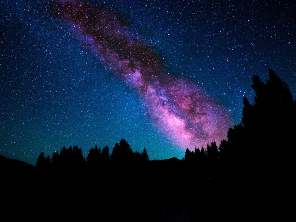 Обои Млечный Путь, звезда, ночное небо, ночь, астрономический объект в разрешении 2048x1536