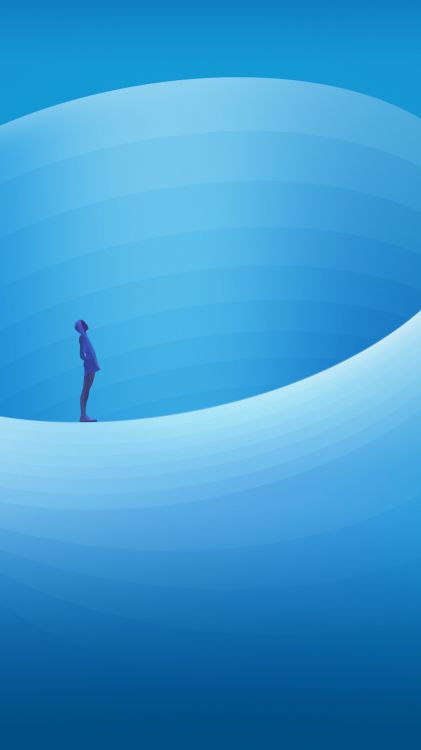 Обои Coolpad, Coolpad Cool Play 6, смартфон, синий, электрик в разрешении 1080x1920