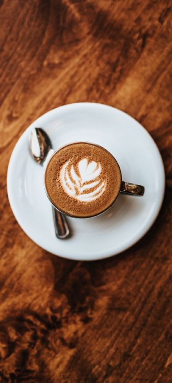 Обои кофе, кофе темной обжарки, чай, латте, растворимый кофе в разрешении 1080x2400