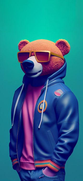 Обои мужчина, лазурный, солнечные очки, пурпур, рукав в разрешении 1600x3462