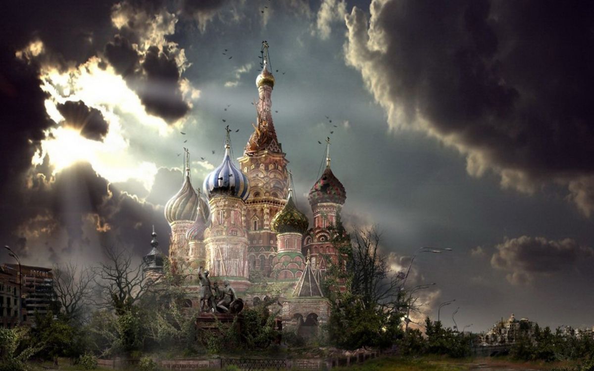 Обои замок, ориентир, облако, здание, атмосфера в разрешении 2560x1600