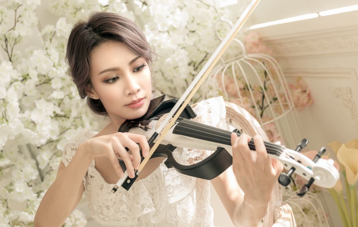 Обои скрипка, струнный инструмент, Смычковые музыкальные инструменты, альтист, скрипач в разрешении 2048x1297