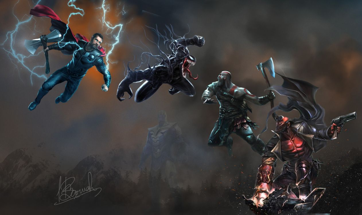 Обои произведение искусства, фигурка, военачальник, игры, компьютерная игра в разрешении 1920x1141