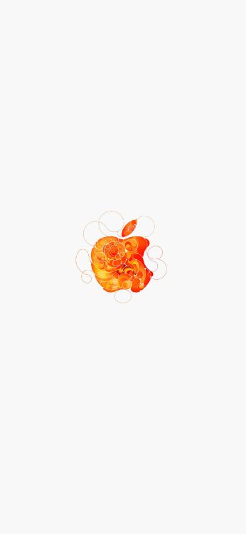 Обои apple, iPhone, Apple Event October 2020, яблоко, Апельсин в разрешении 1242x2688