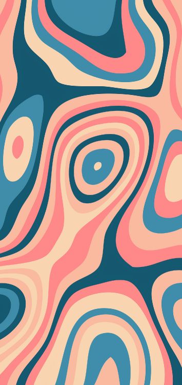 Обои Оранжевый цвет, ткань, прямоугольник, живопись, арт в разрешении 1420x3000