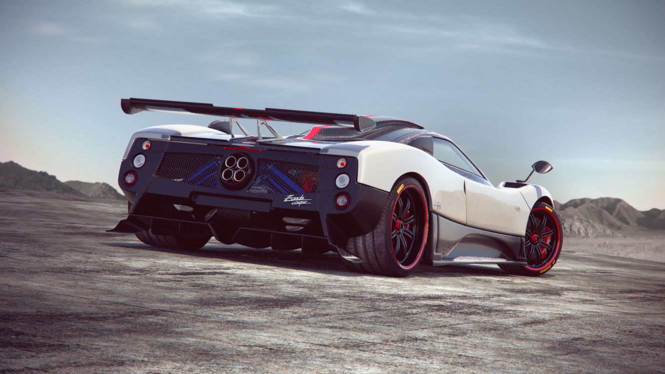 Обои суперкар, гоночный автомобиль, спорткар, Pagani Zonda Cinque, Pagani Zonda в разрешении 3000x1688