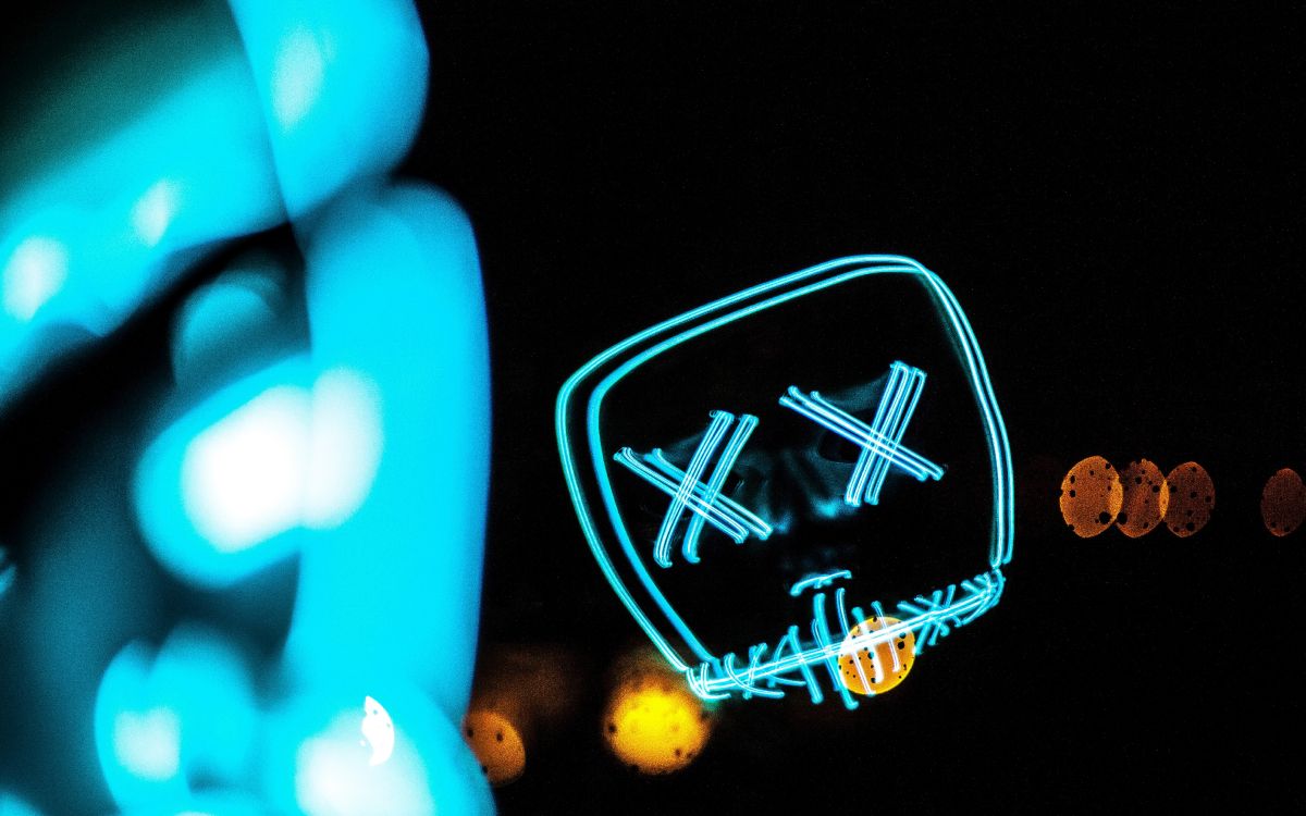 Обои синий, свет, освещение, бирюза, неон в разрешении 5616x3510