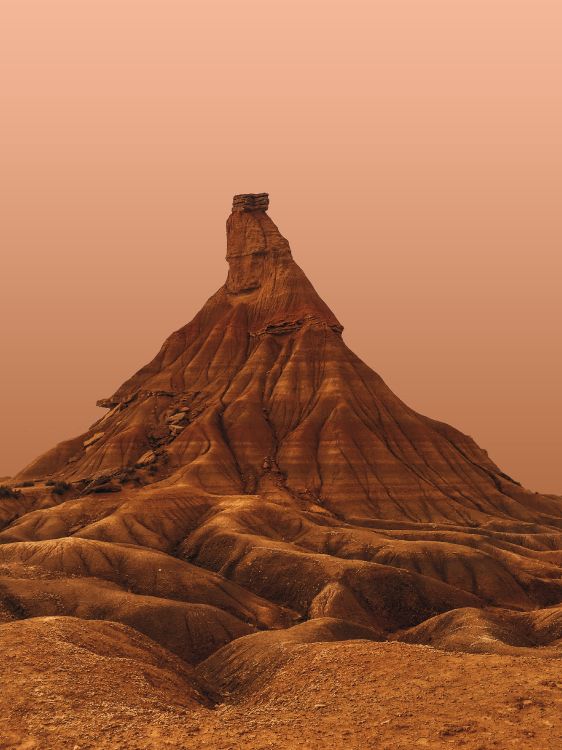 Обои Барденас-Реалес, горный рельеф, окружающая среда, рок, бьютт в разрешении 3024x4032