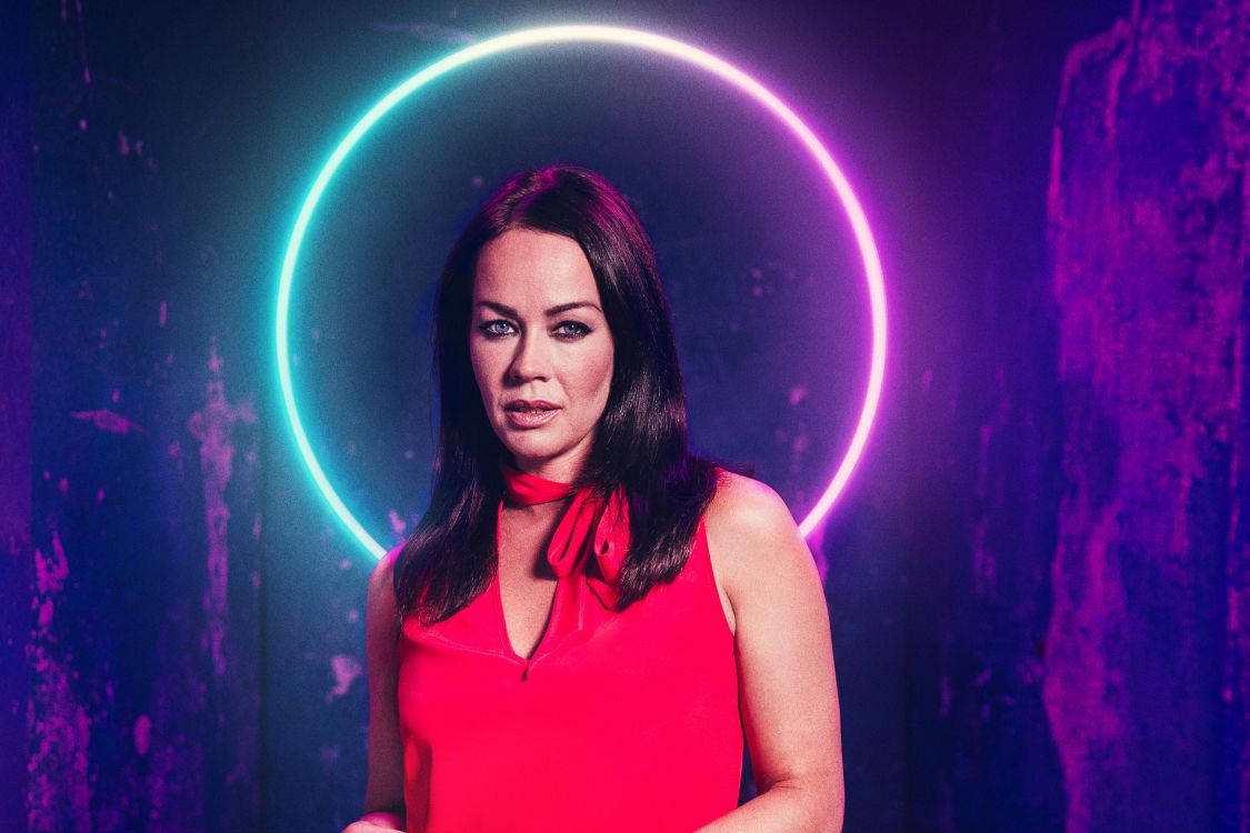 Обои Канал 4, игровое шоу, лицо, пурпур, Фиолетовый в разрешении 3000x2000