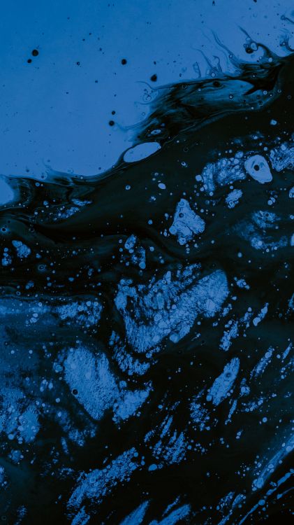 Обои жидкий, вода, лазурный, синий, жидкость в разрешении 2160x3840