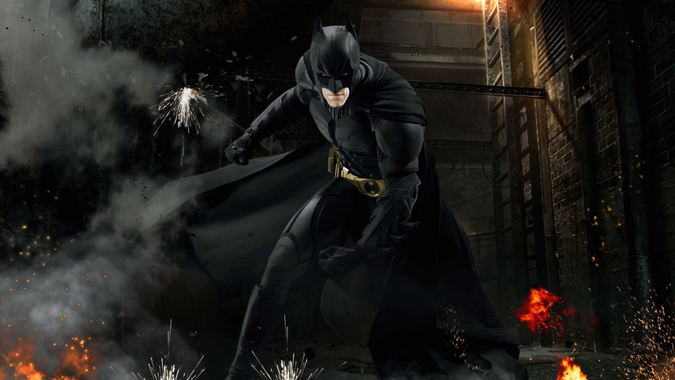 Обои Бэтмен, Темный Рыцарь Трилогия, компьютерная игра, демон, темнота в разрешении 5398x3036