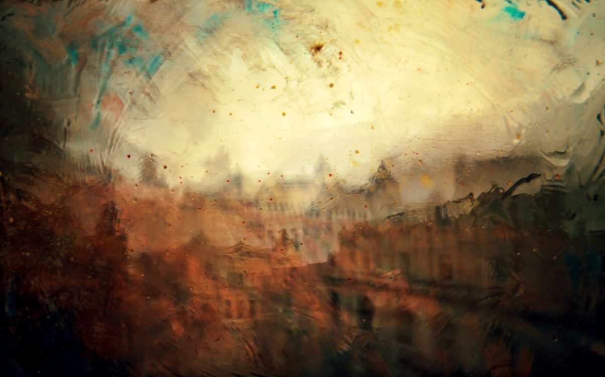 Обои воображение, солнечный свет, акварельная живопись, визуальное искусство, небо в разрешении 5732x3573