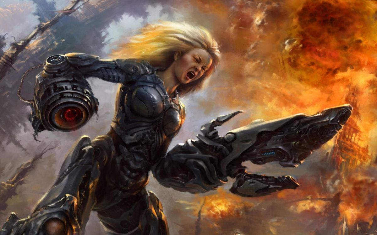 Обои киборг, робот, мифология, компьютерная игра, авантюрист в разрешении 1920x1200