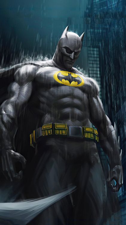 Обои Бэтмен, супергерой, комиксы dc, комиксы, мультфильм в разрешении 2160x3840