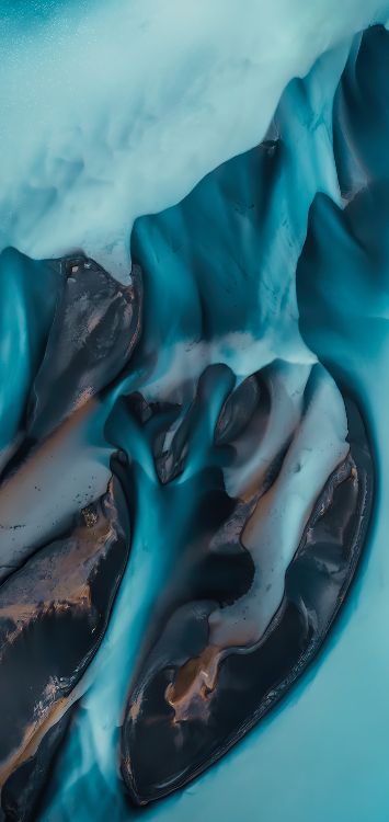 Обои вода, жидкий, лазурный, синий, жидкость в разрешении 1422x3000